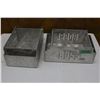 Image 1 : Two 'Boss Mfg' Aluminum Boxes