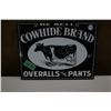 Image 1 : Reproduction Enamel Cowhide Brand Sign (8" x 12")