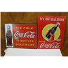 Image 1 : Reproduction Coca Cola Signs (2) Reproductions (12" x 16")