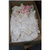 Image 1 : Box of Crocheted Doilies