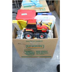 Large Box with Kids' Toys