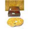 Image 1 : Two Wooden Boxes and a Homemade Crib Board