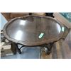 Image 1 : Vintage Oval Table with Removable Glass Top