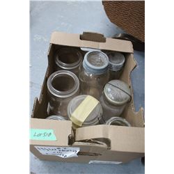 Box with Mason Jars (8)