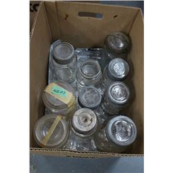 Box with Mason Jars (10)