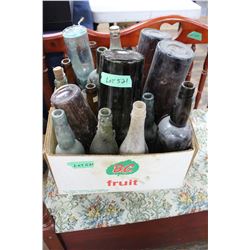 B.C. Fruit Box with 20+ Collector Bottles