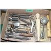 Image 1 : Box with Stove Lifters, Can Openers and Small Tools