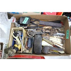Flat with Clippers, Shaving Brushes, Eye Glasses, Corkscrews, Jews Harps, Straight Razors, Manicure 