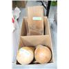 Image 1 : Two Dumb Bells (Wood) & a Cabbage Cutter