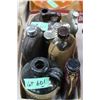 Image 1 : Box with Flasks (5) & 2 Small Jugs