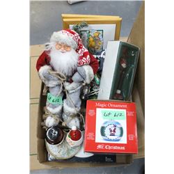 Box with Christmas Items