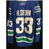 Image 1 : HENRIK SEDIN CCM CANUCKS CAPTAIN HOCKEY JERSEY (SIZE 52)