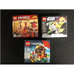 LEGO LOT (NINJAGO LEGACY 70680/ STAR WARS 75223/ CREATOR 40106)