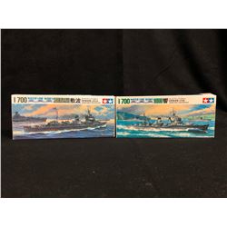 1/700 WATERLINE SERIES MODEL KITS LOT (SHIKINAMI/ HIBIKI)