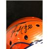 Image 3 : PHILLIP LINDSAY SIGNED LIMITED EDITION ORANGE DENVER BRONCO'S ON FIELD FOOTBALL HELMET (RARE)