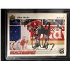 Image 1 : CHRIS CHELIOS SIGNED 1991-92 UPPER DECK HOCKEY CARD