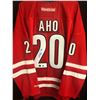 Image 1 : SEBASTIAN AHO SIGNED HURRICANES JERSEY (AJ SPORTS)