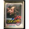 Image 1 : GUY LAFLEUR SIGNED TOPPS HOCKEY CARD