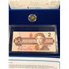 Image 3 : 1996 CANADA'S $2 PROOF COIN AND BANK NOTE SET