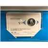 Image 2 : OFFICIAL MEMBERSHIP CARD OF THE FRANKLIN MINT COLLECTORS SOCIETY W/ STERLING SILVER MEDAL 1980