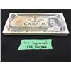 Image 1 : 1973 $1 UNCIRCULATED SEQUENTIAL CANADIAN BANK NOTES (100 BILLS)