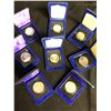 Image 2 : LOT OF 8 CASED CANADIAN SILVER DOLLARS