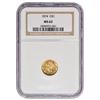 Image 1 : 1874 $1 Princess Gold Coin NGC MS62