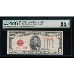 1928E $5 Legal Tender Note PMG 65EPQ
