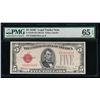 Image 1 : 1928E $5 Legal Tender Note PMG 65EPQ