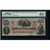 Image 1 : 1862-63 $100 Confederate States of America Note PMG 64EPQ
