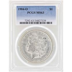 1904-O $1 Morgan Silver Dollar Coin PCGS MS63