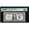 Image 1 : 1935E $1 Silver Certificate Star Note PMG 66EPQ
