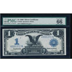 1899 $1 Black Eagle Silver Certificate PMG 66