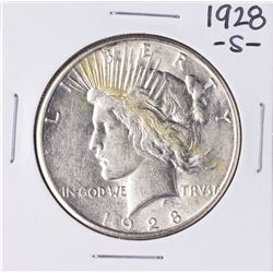 1928-S $1 Peace Silver Dollar Coin