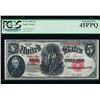 Image 1 : 1907 $5 Legal Tender Note PCGS 45PPQ