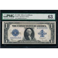 1923 $1 Silver Certificate PMG 63