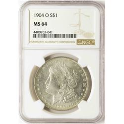 1904-O $1 Morgan Silver Dollar Coin NGC MS64