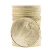 Image 2 : Roll of (20) Brilliant Uncirculated 1923 $1 Peace Silver Dollar Coins