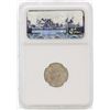 Image 2 : 1862 India 1/4 Rupee Silver Coin NGC MS62