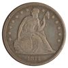 Image 1 : 1871 Seated Liberty Half Dollar