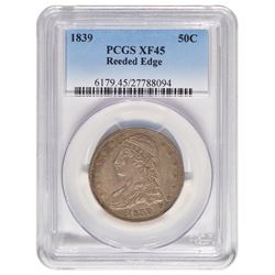 1839 Capped Bust Half Dollar PCGS XF45