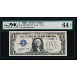 1928A $1 Silver Certificate PMG 64EPQ