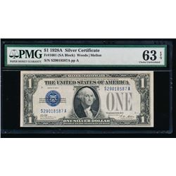 1928A $1 Silver Certificate PMG 63EPQ