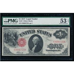 1917 $1 Legal Tender Note PMG 53EPQ