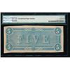 Image 2 : 1864 $5 Confederate States of America Note PMG 62EPQ