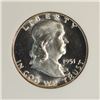 Image 3 : 1951 Franklin Half Dollar Coin NGC PF66 Cameo