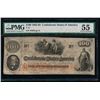 Image 1 : 1862-63 $100 Confederate States of America Note PMG 55