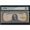 Image 1 : 1907 $10 Gold Certificate PMG 25