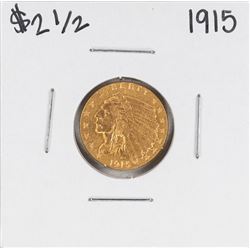 1915 $2 1/2 Indian Head Quarter Eagle Gold Coin