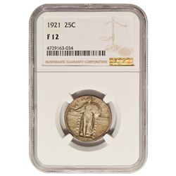 1921 Standing Liberty Quarter NGC F12